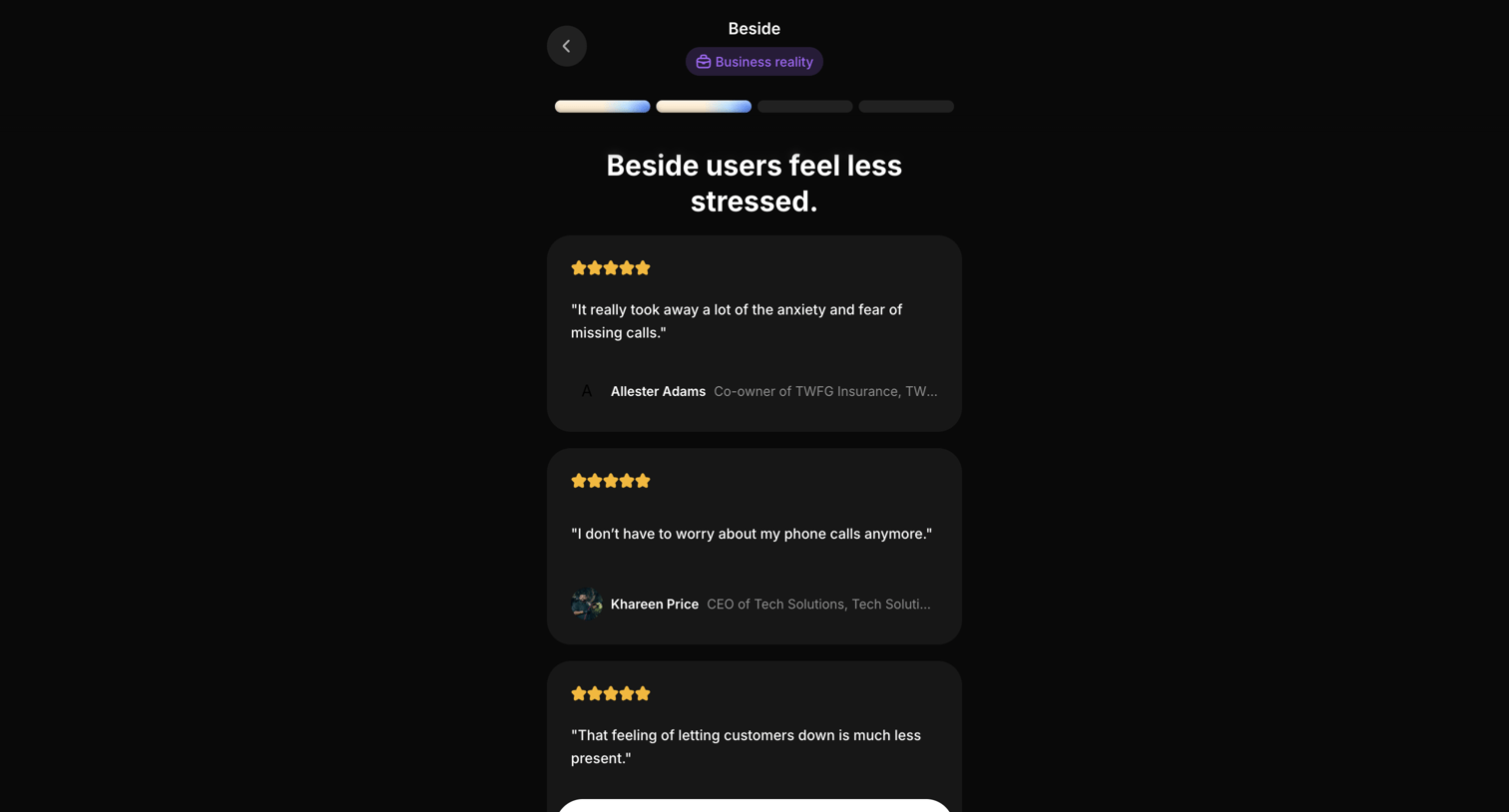Beside - Beside | Join - Beside screen