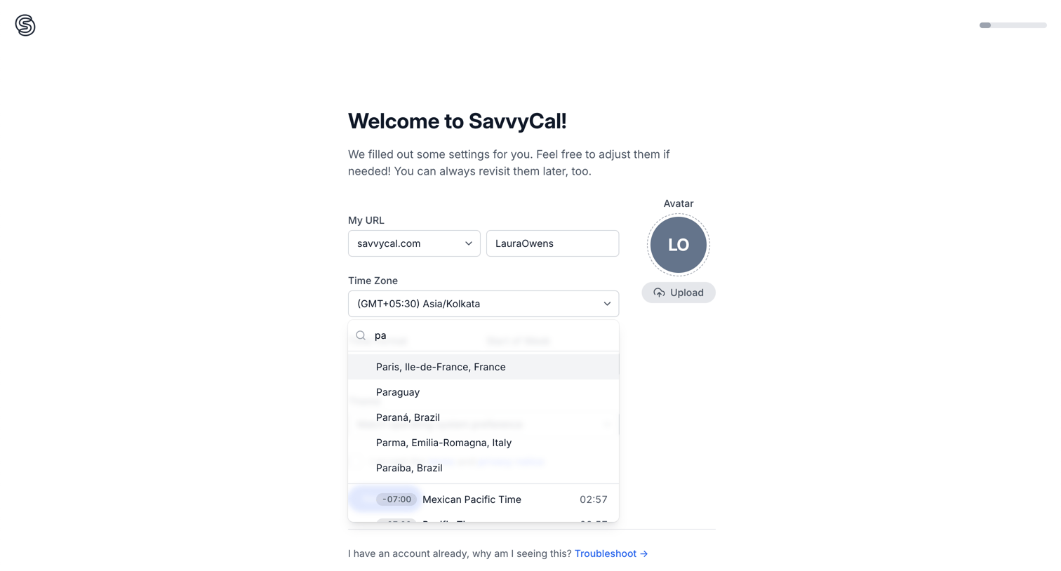 Welcome to SavvyCal from SavvyCal