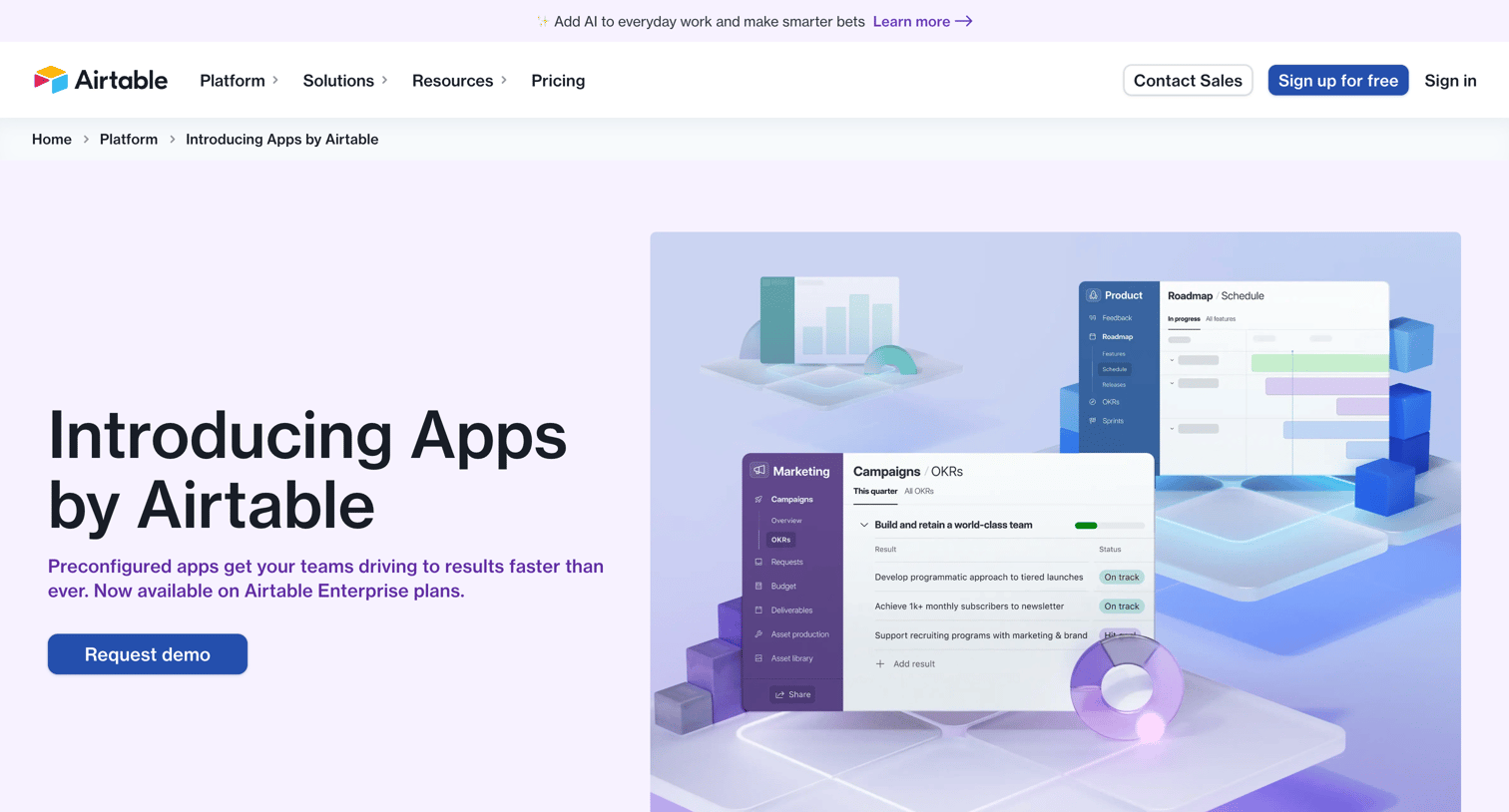 Airtable - Apps by Airtable | Airtable screen
