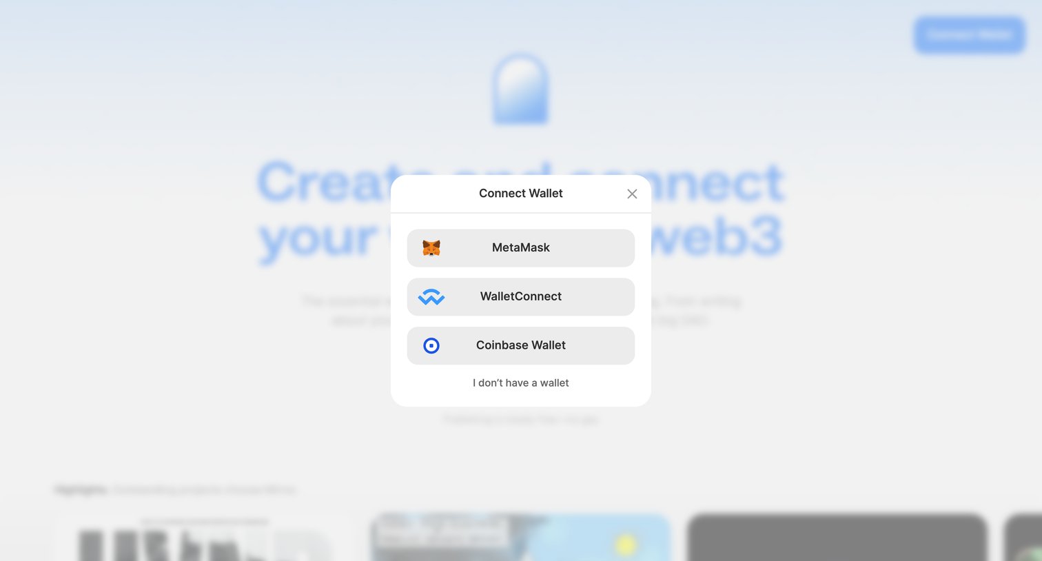 Mirror - Mirror Create and connect your world on web3 screen