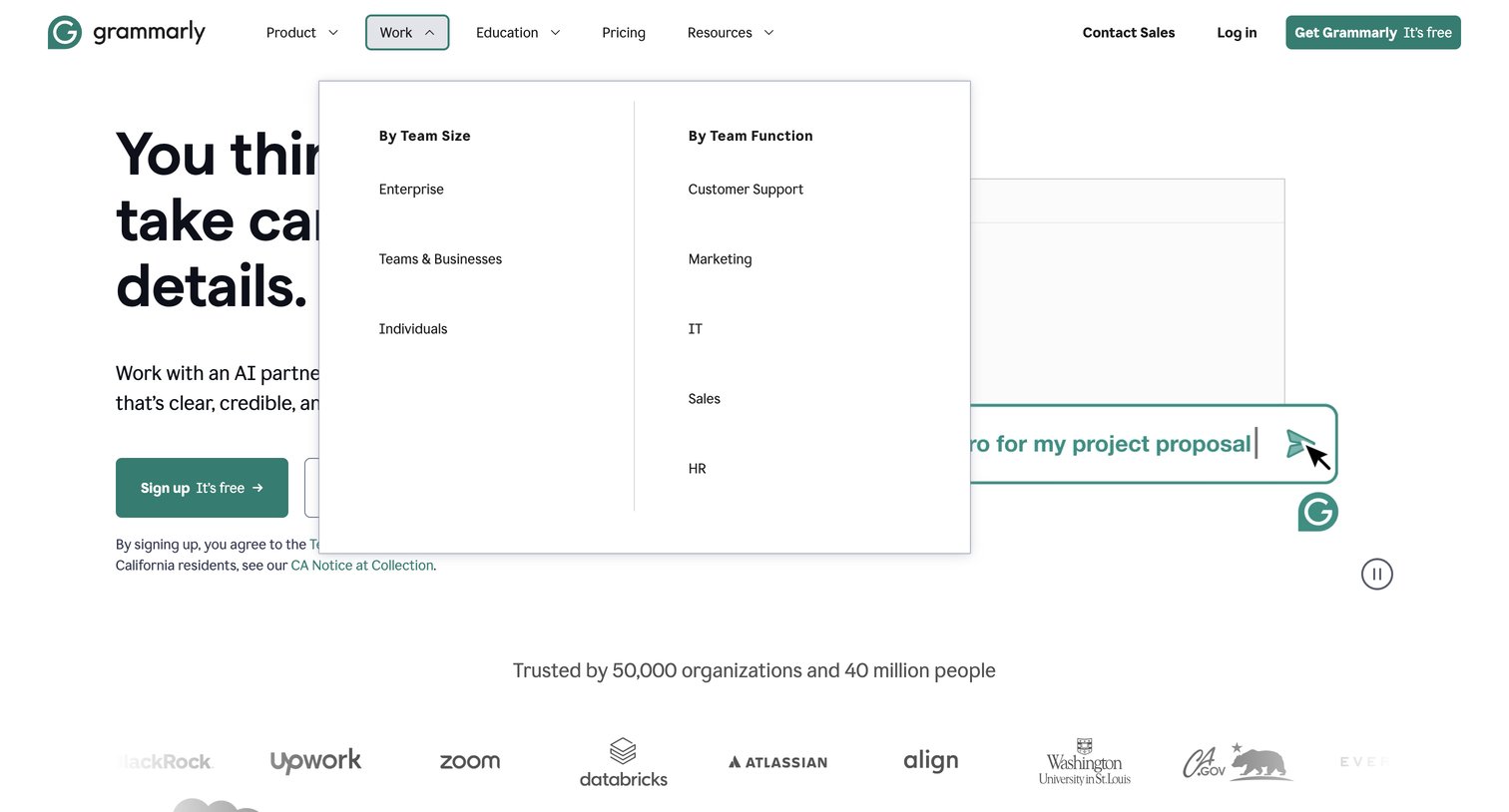 Grammarly - Grammarly Free AI Writing Assistance screen