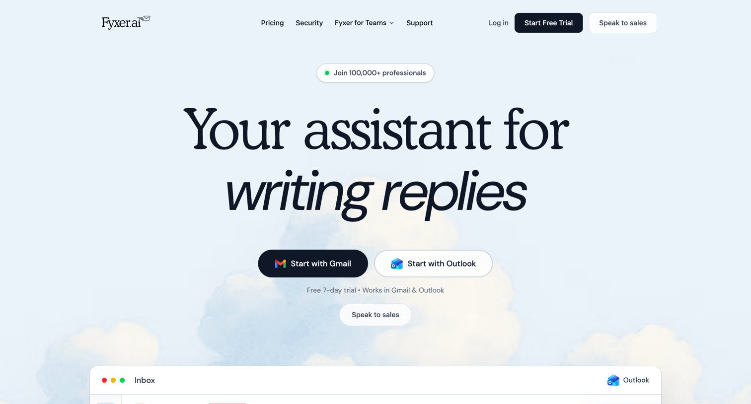 Fyxer - Fyxer AI that writes your email replies screen