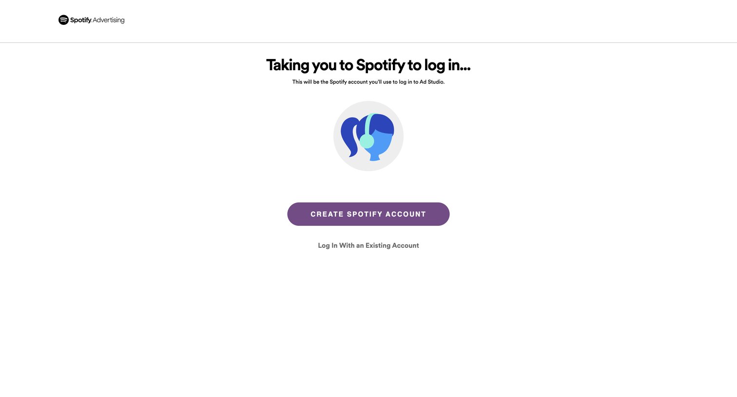 Spotify - Spotify Ad Studio - Simple Self-Serve Ad Platform screen