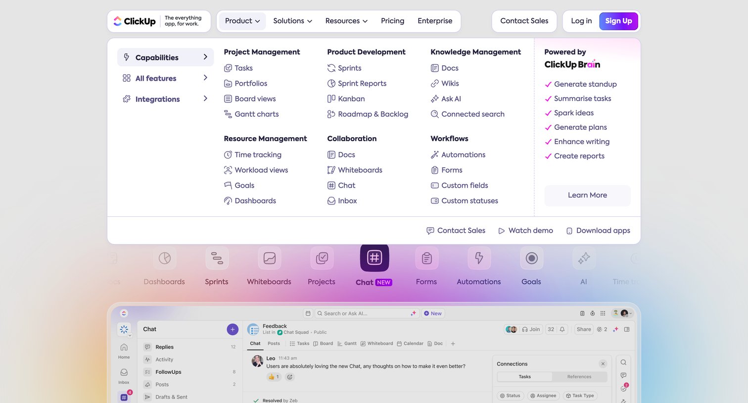 ClickUp - ClickUp | One app to replace them all screen