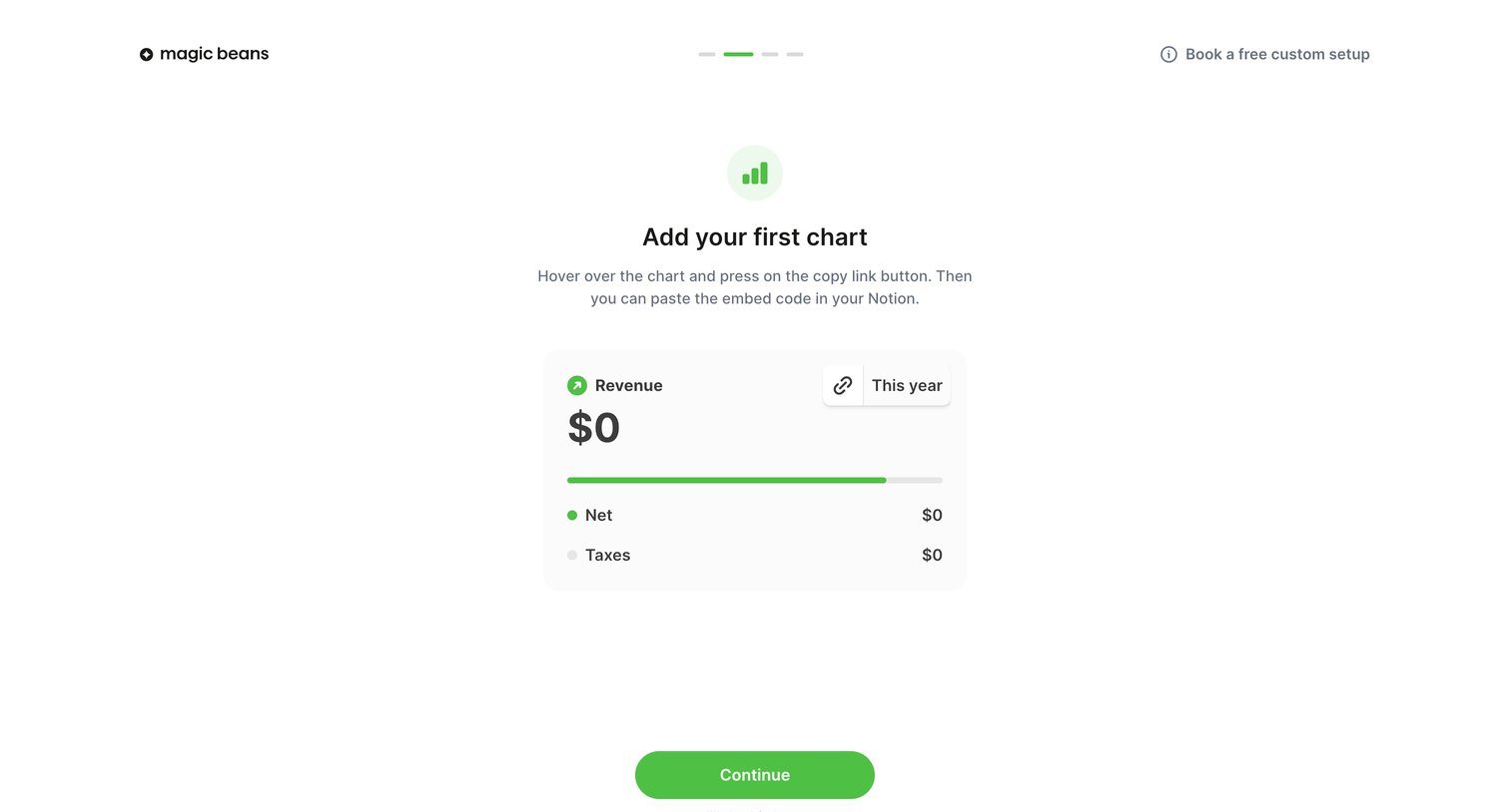 Magic Beans - Onboarding - Magic Beans screen