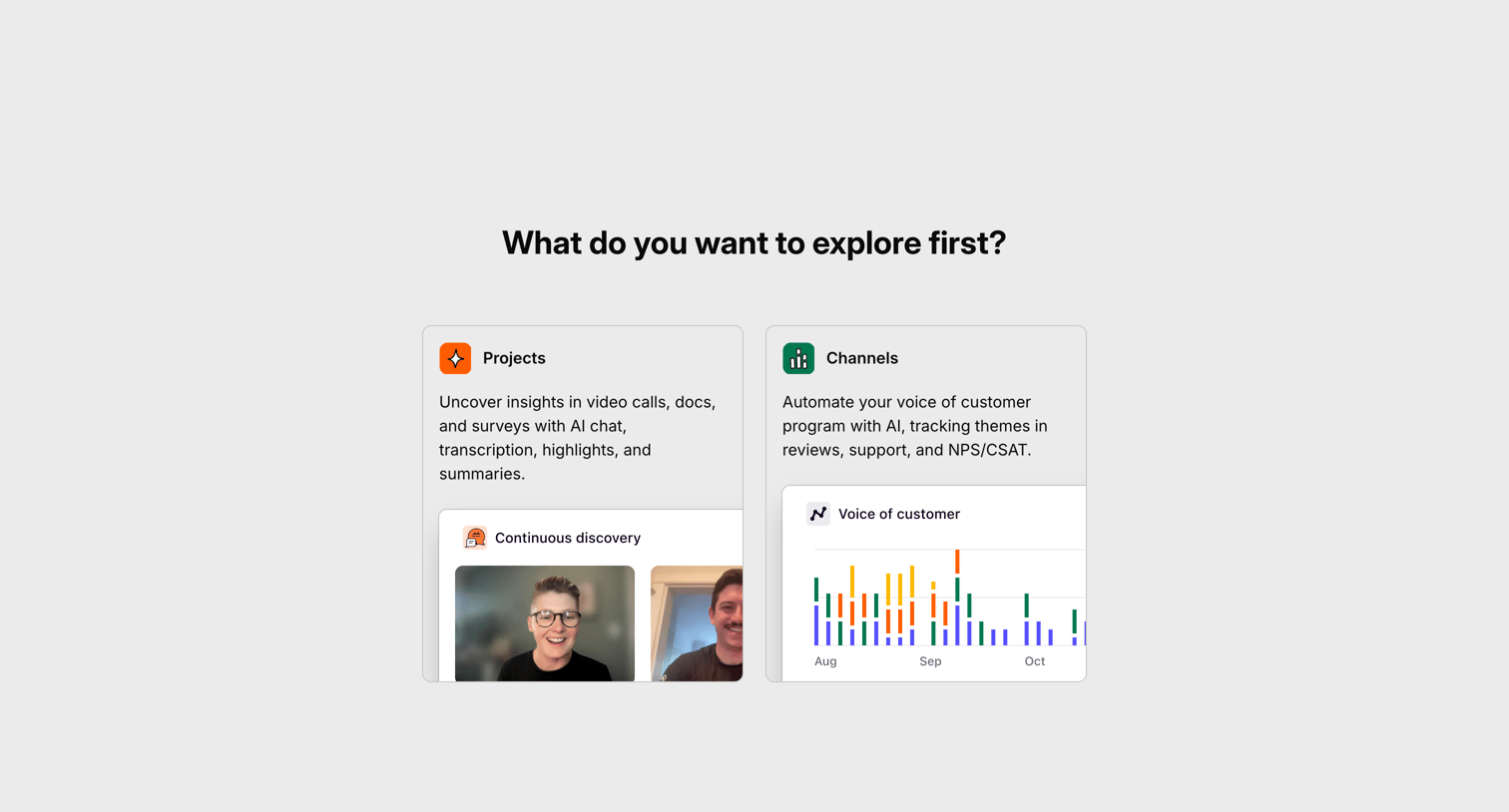 Dovetail - Dovetail – Customer Intelligence Platform screen