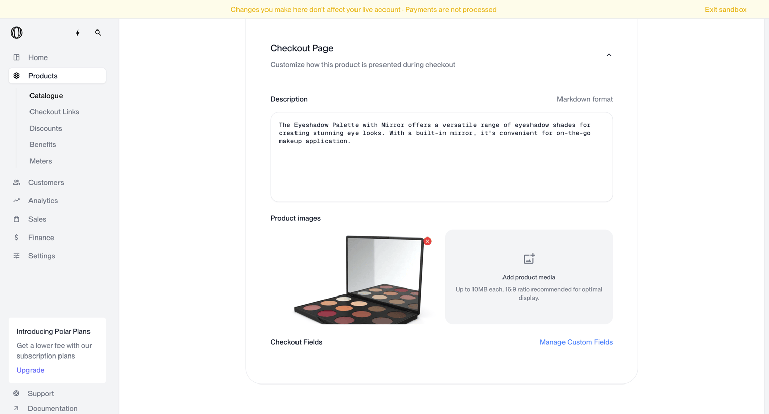 Polar - Create Product | Nicelydone | Polar screen