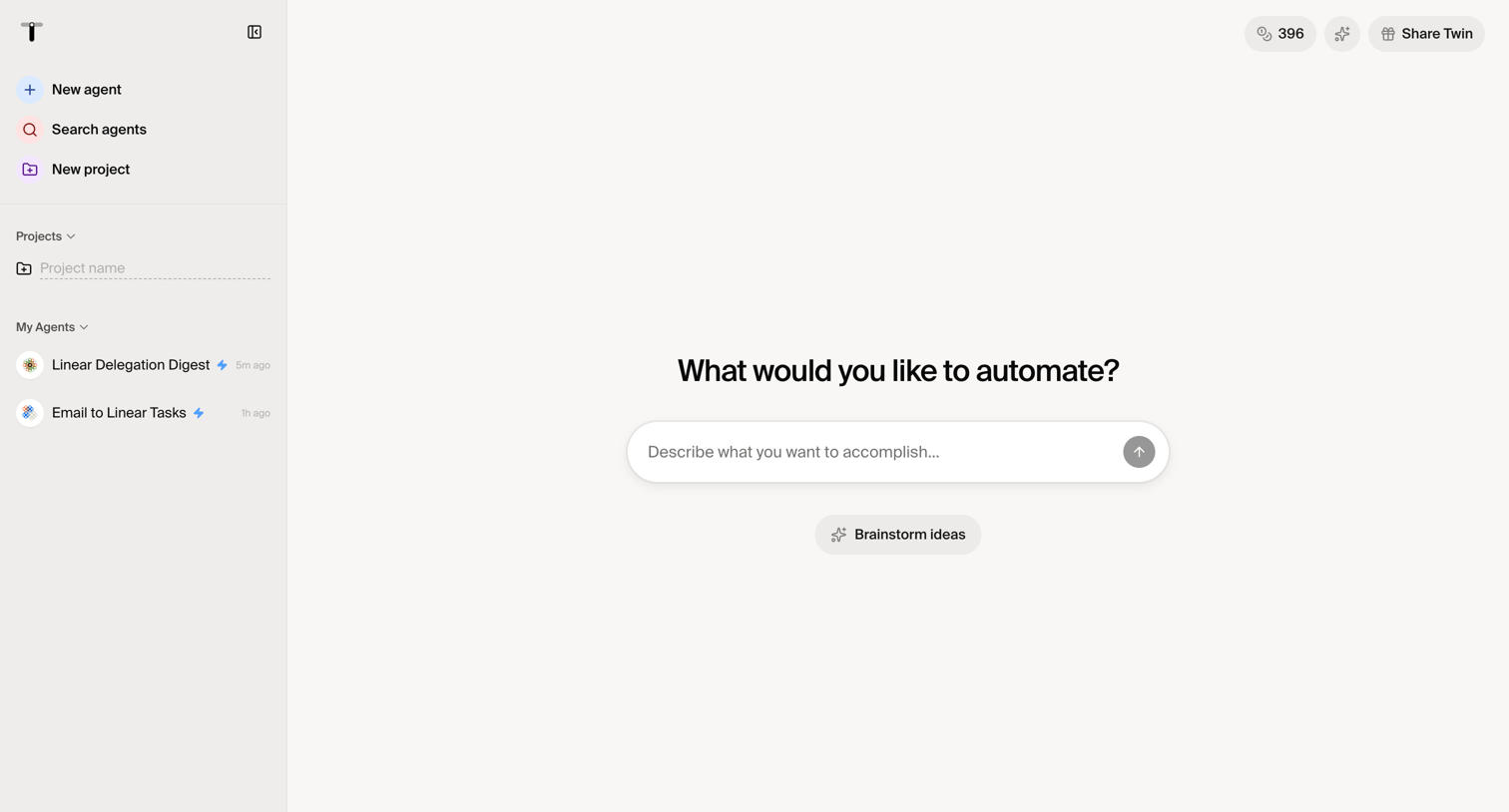 Twin - Twin - Automate anything screen
