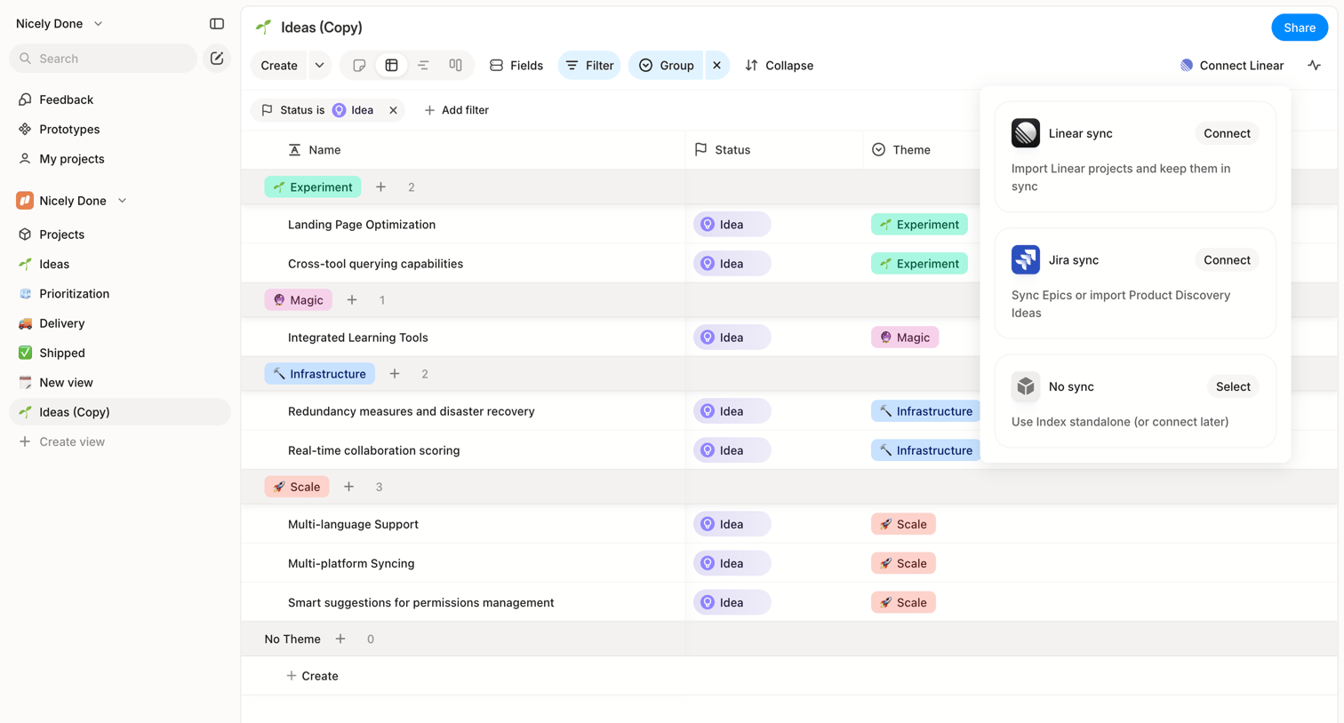 Alloy - Nicely Done » Ideas (Copy) screen