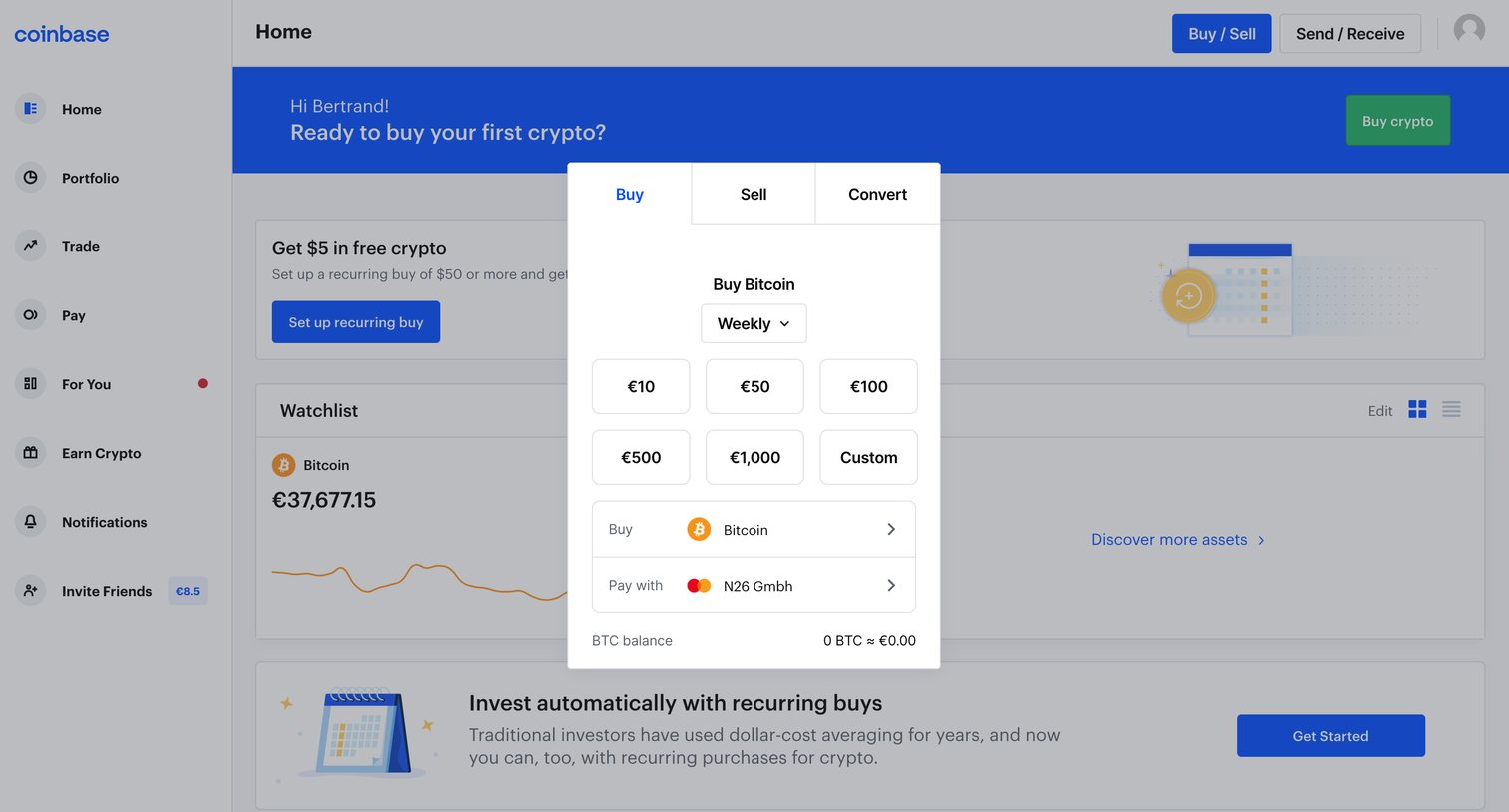 Coinbase from Coinbase