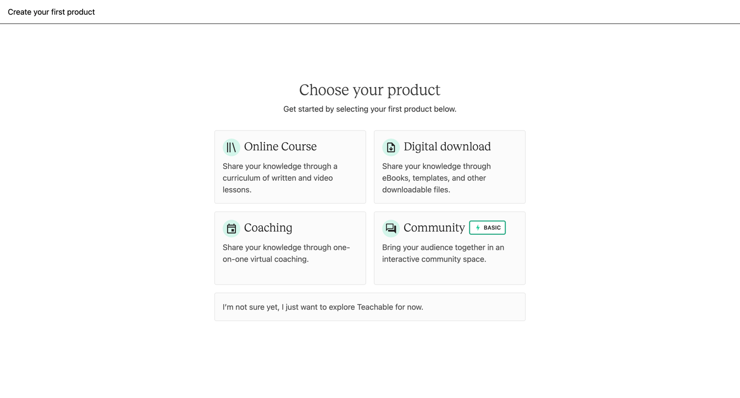 Teachable - Admin | Teachable screen