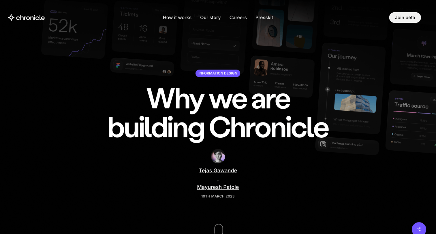 Chronicle - Why we are building Chronicle – Chronicle Blog screen