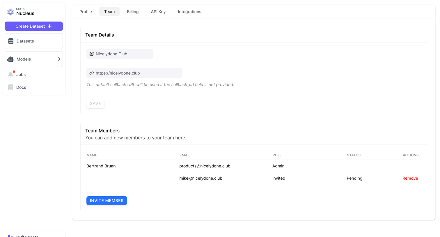 Scale - Datasets - Nucleus screen