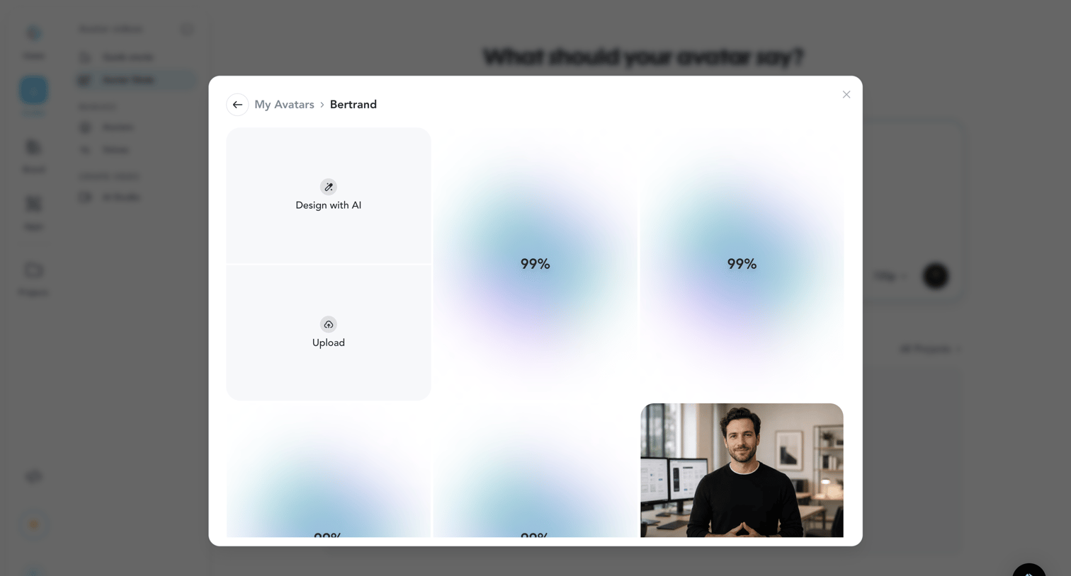 HeyGen - HeyGen - Avatar screen