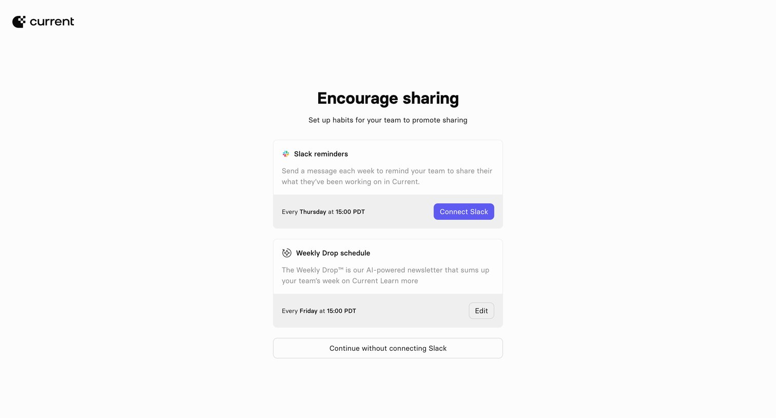 Current — Team Rituals from Current
