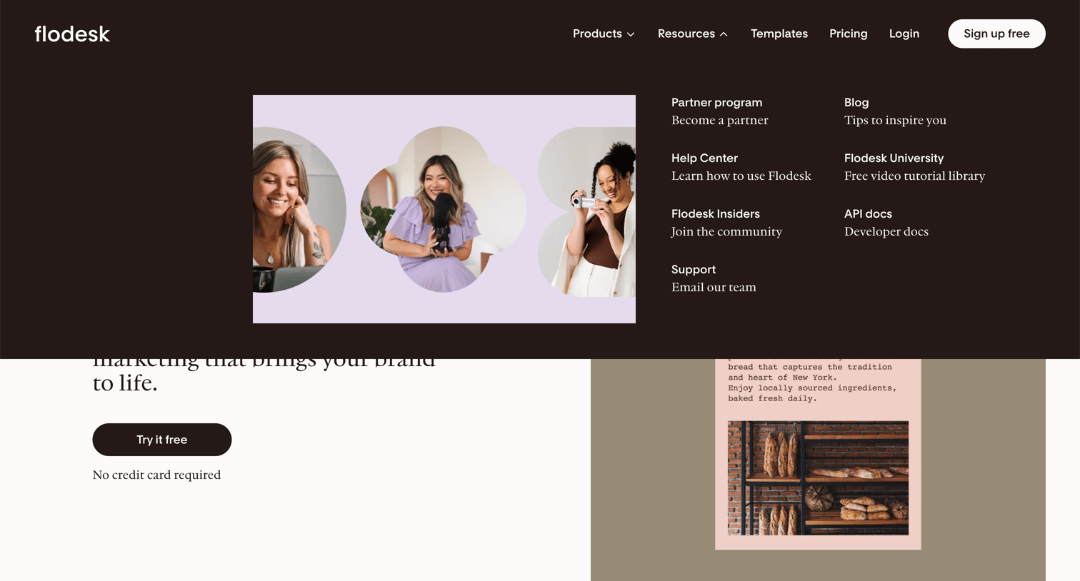 Flodesk - Design Emails People Love to Get. Make Beautiful Sales Pages. screen