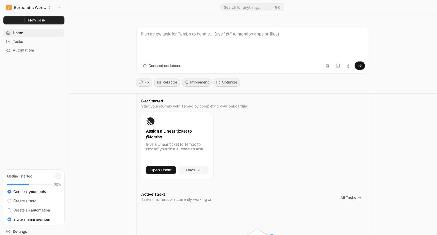 Dashboard — Tembo from Tembo