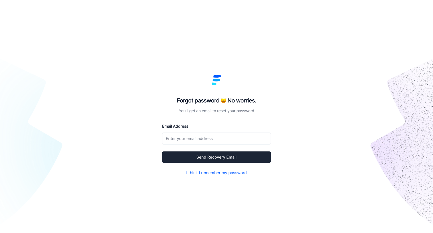 Formcarry - Forgot Password - Formcarry screen