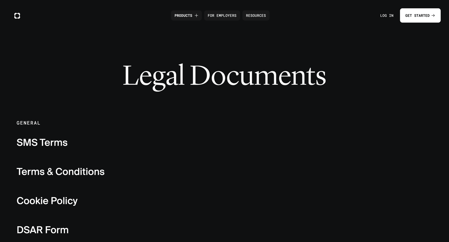 Origin Financial - Legal Information | Terms & Privacy | Origin Financial screen
