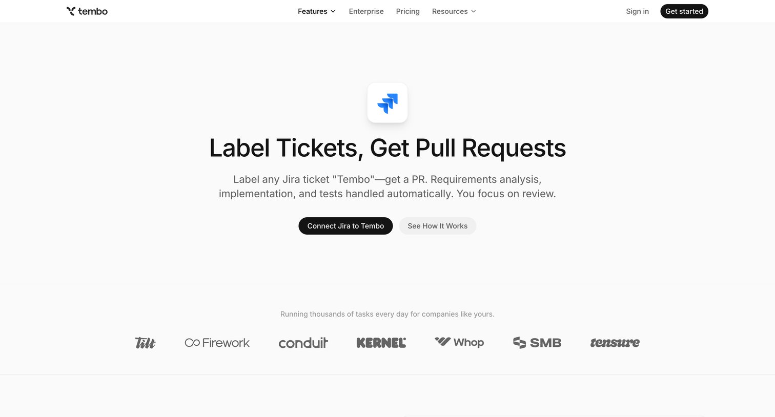 Jira AI Integration - Label to Code Tembo from Tembo