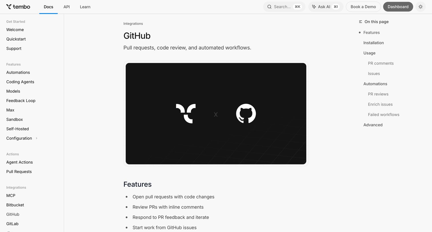 GitHub - Tembo Docs from Tembo