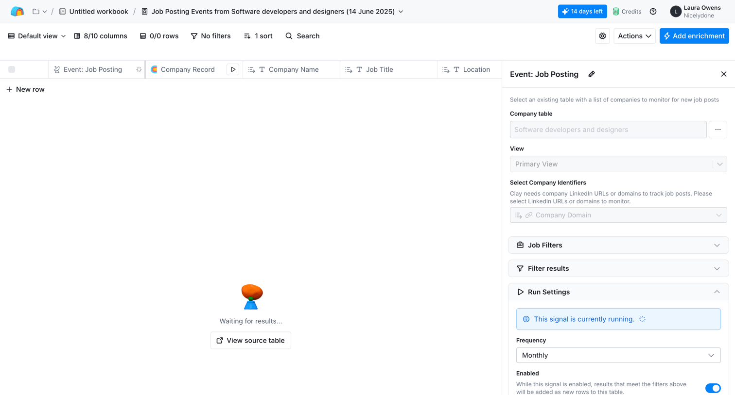 Clay - Clay | Job Posting Events from Software developers and designers (14 June 2025) screen