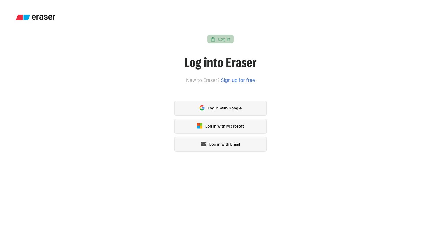 Eraser screen