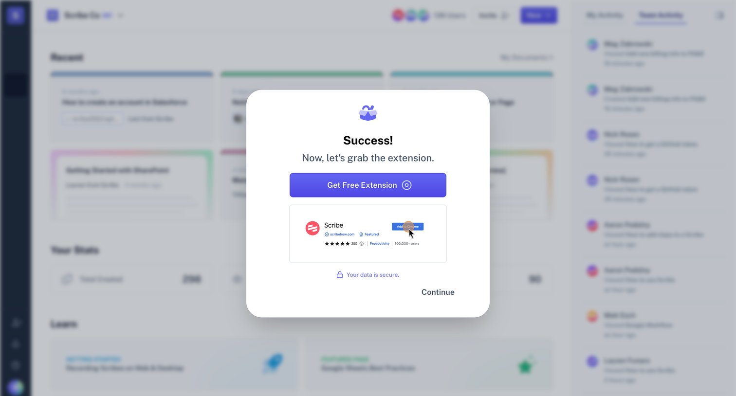 Scribe | Welcome from Scribe