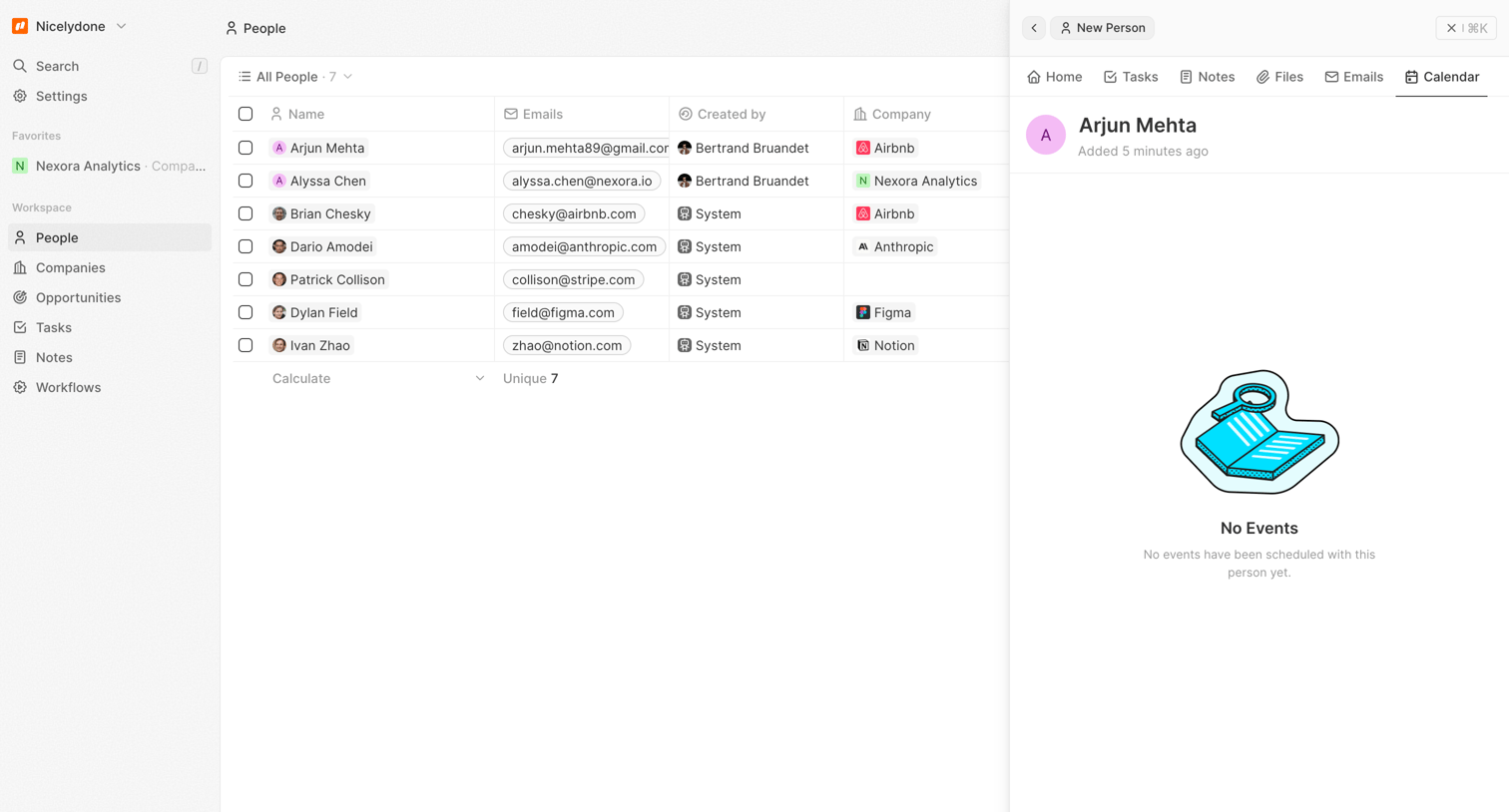 Twenty - All People - People screen