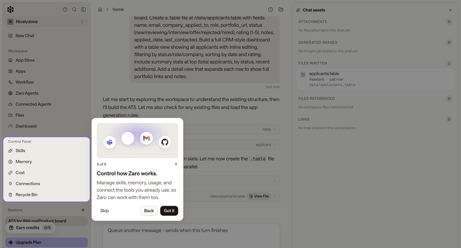 Zaro - Zaro - The Context Layer for Enterprise AI screen