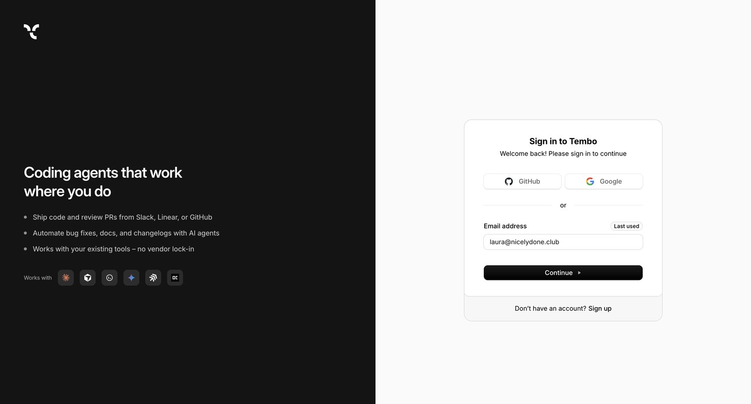 Tembo — Coding agents that work where you do from Tembo