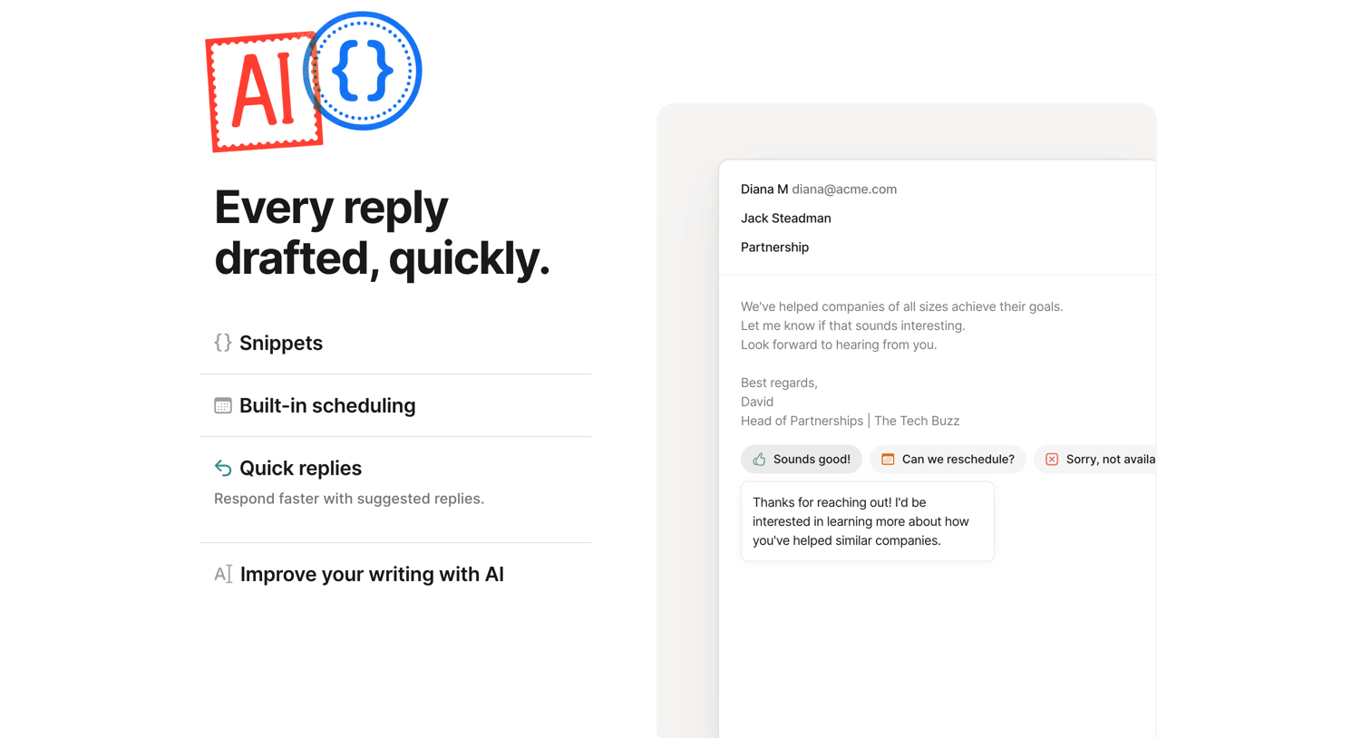 Notion Mail screen
