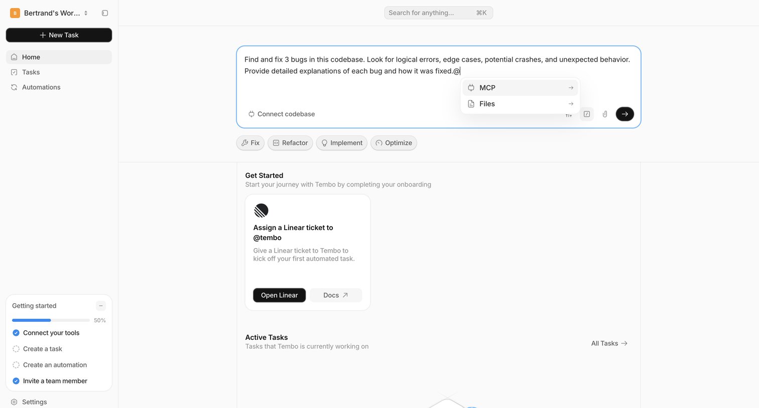 Dashboard — Tembo from Tembo