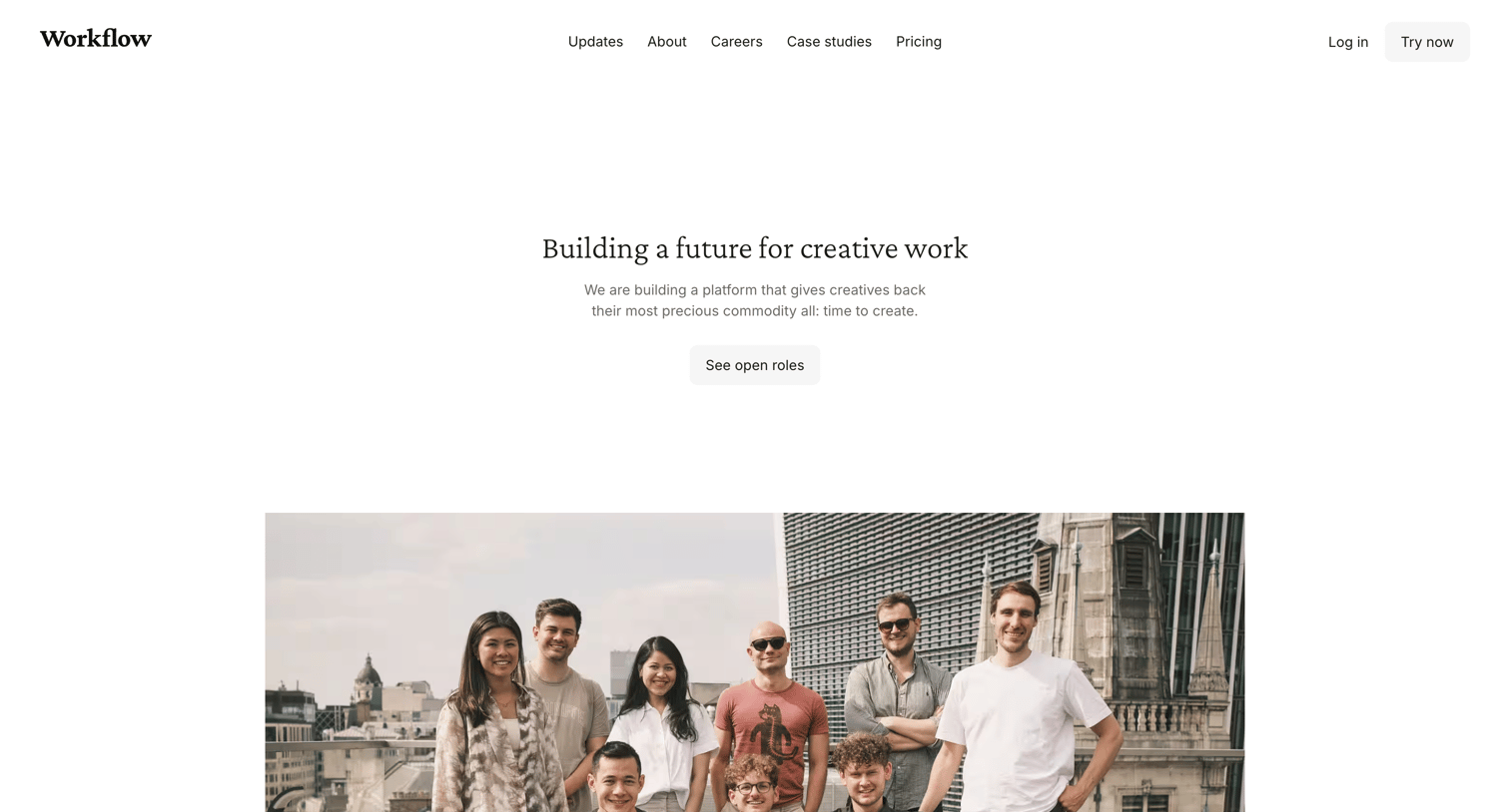 Workflow - Workflow – Careers screen
