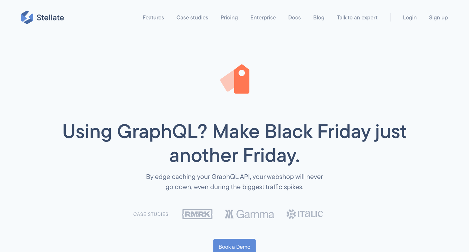 Stellate - Using GraphQL Make Black Friday just another Friday. screen