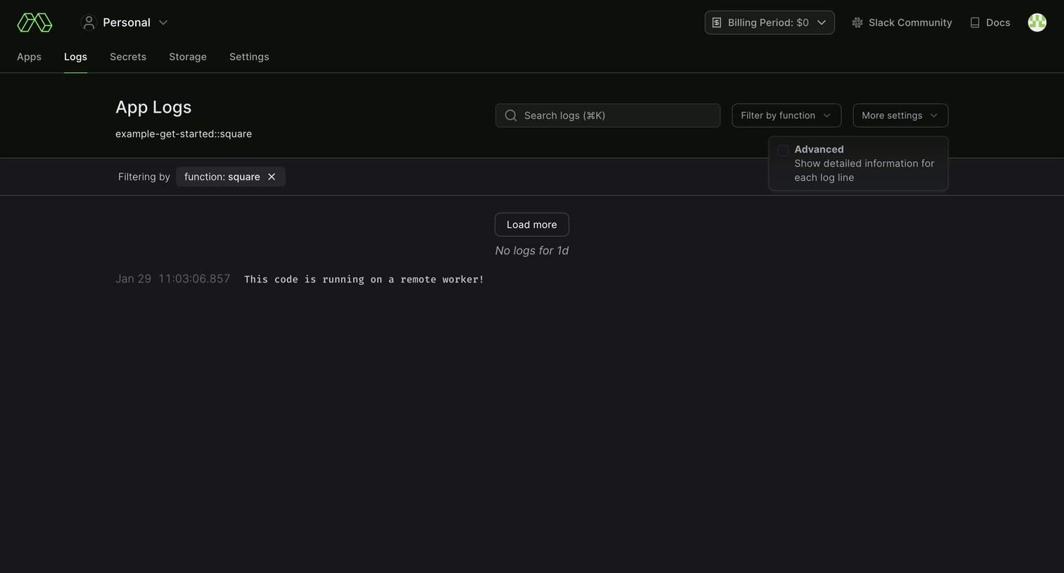 Modal from Modal