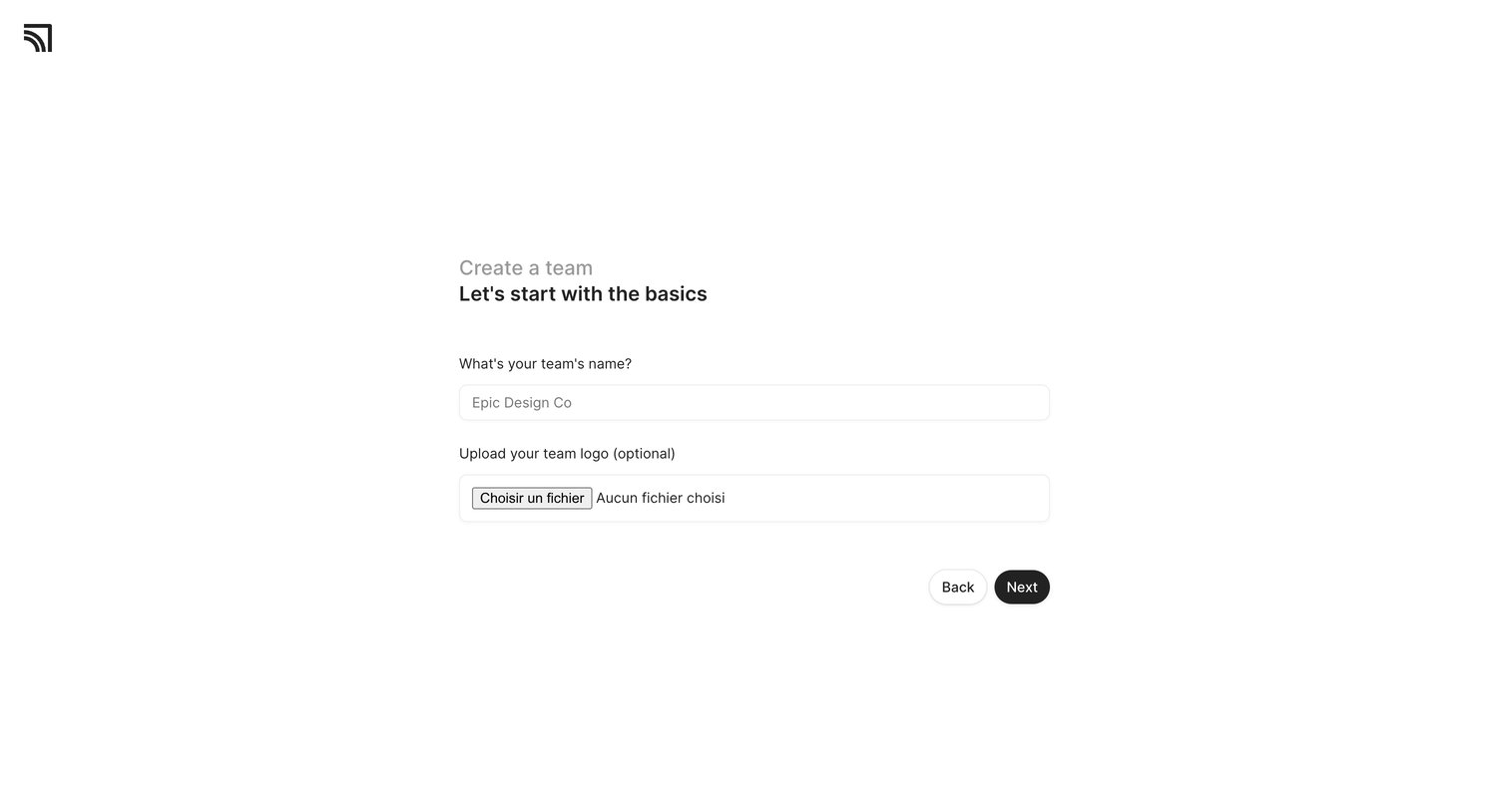 Marathon - Create A Team ‐ Marathon screen