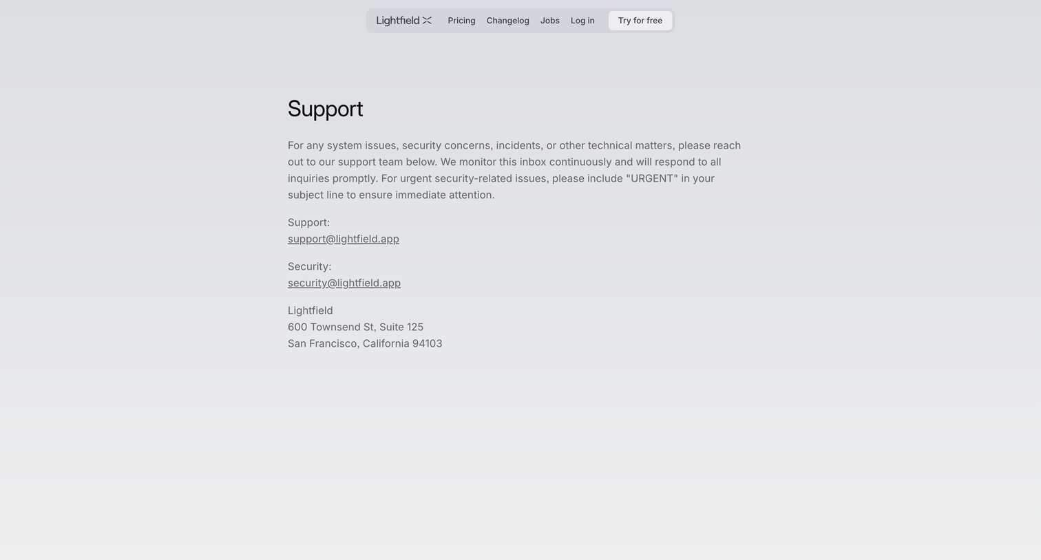 Lightfield - Lightfield - A new kind of CRM screen