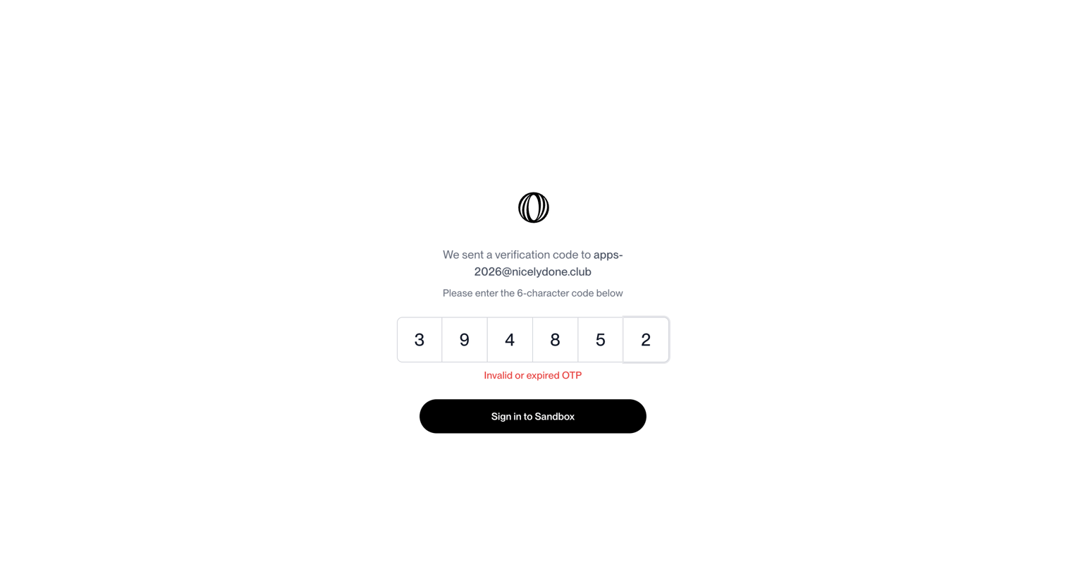 Polar - Enter verification code | Polar screen