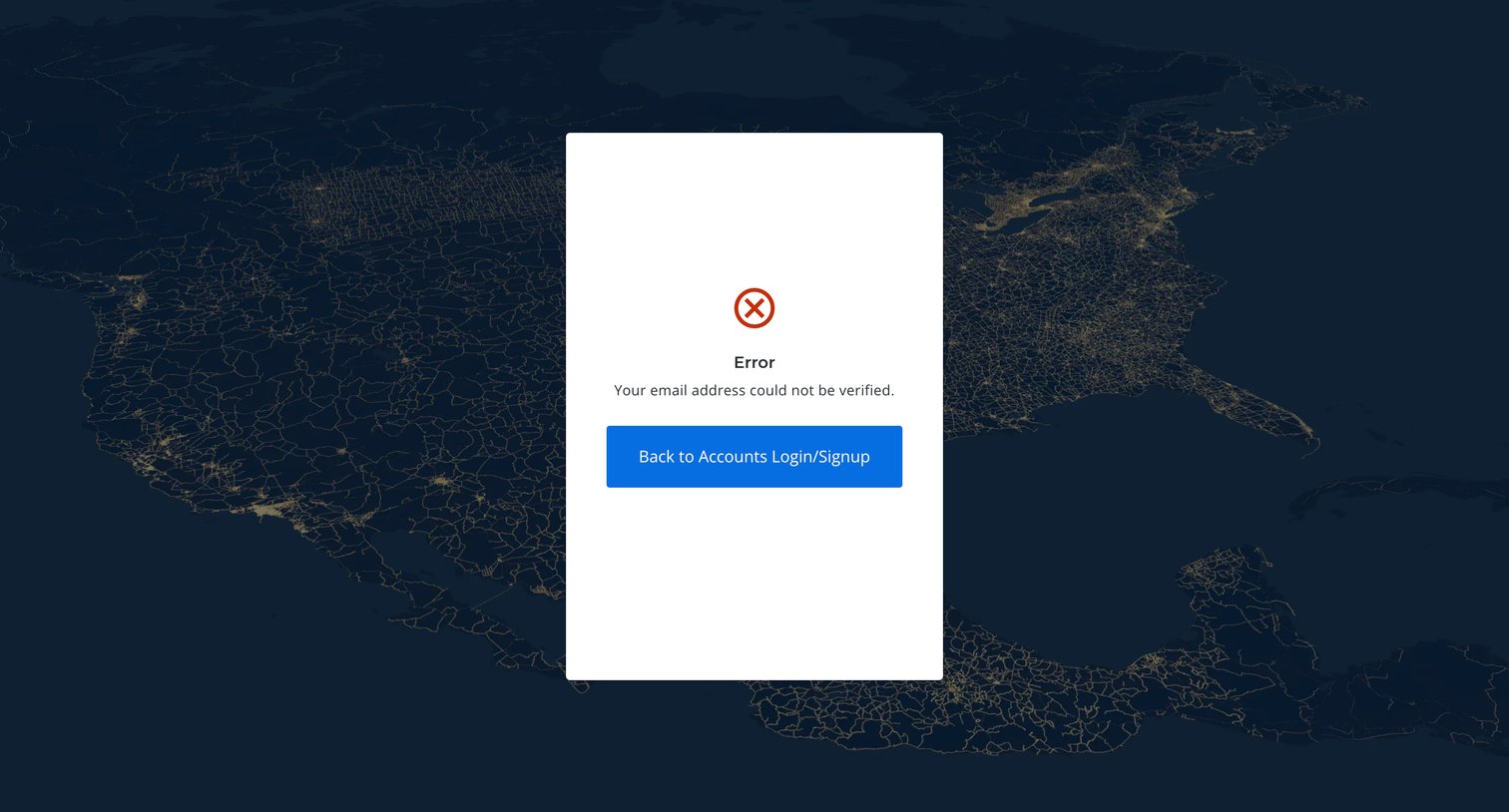 Carto - CARTO Accounts screen