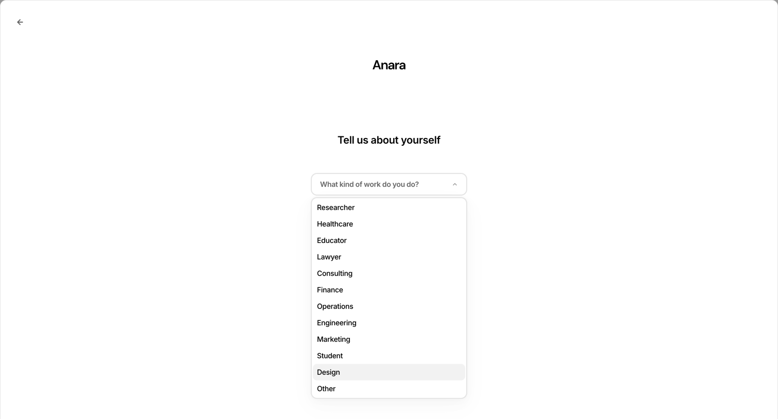 Anara - Anara | Faster research screen
