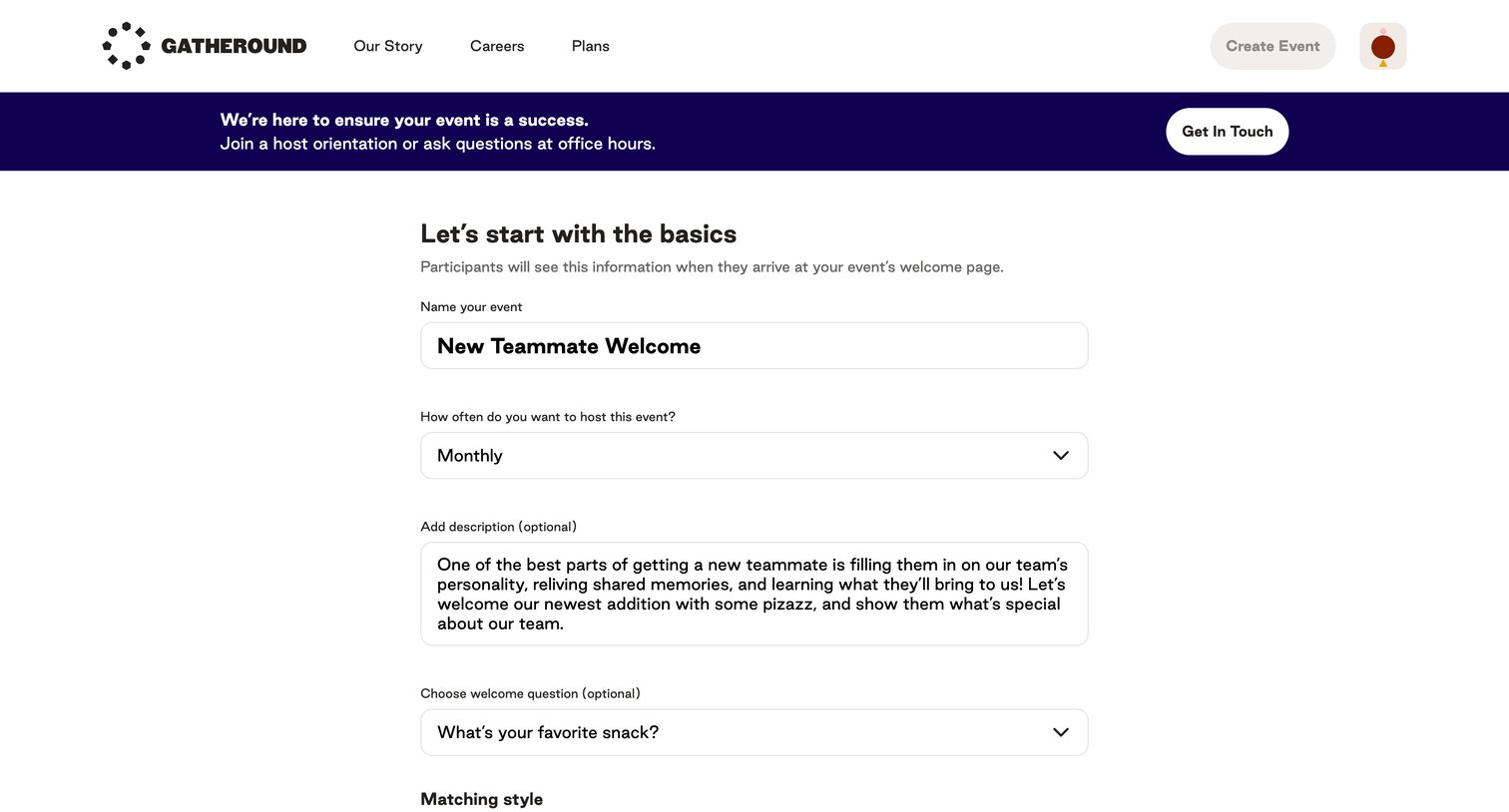 Gatheround - Gatheround — A better way to bring your people together screen