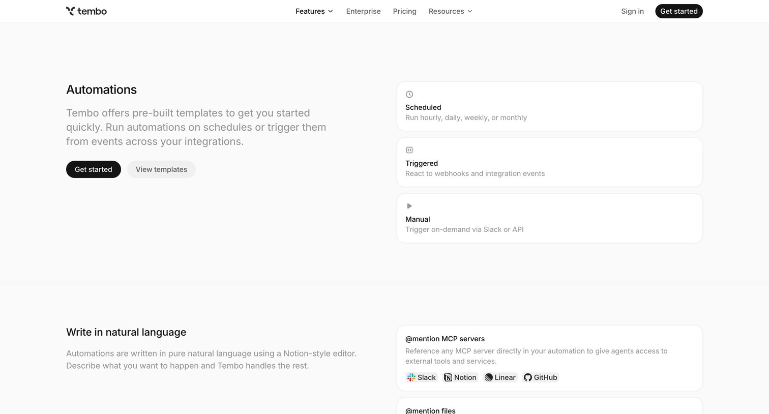 Automations – Tembo from Tembo