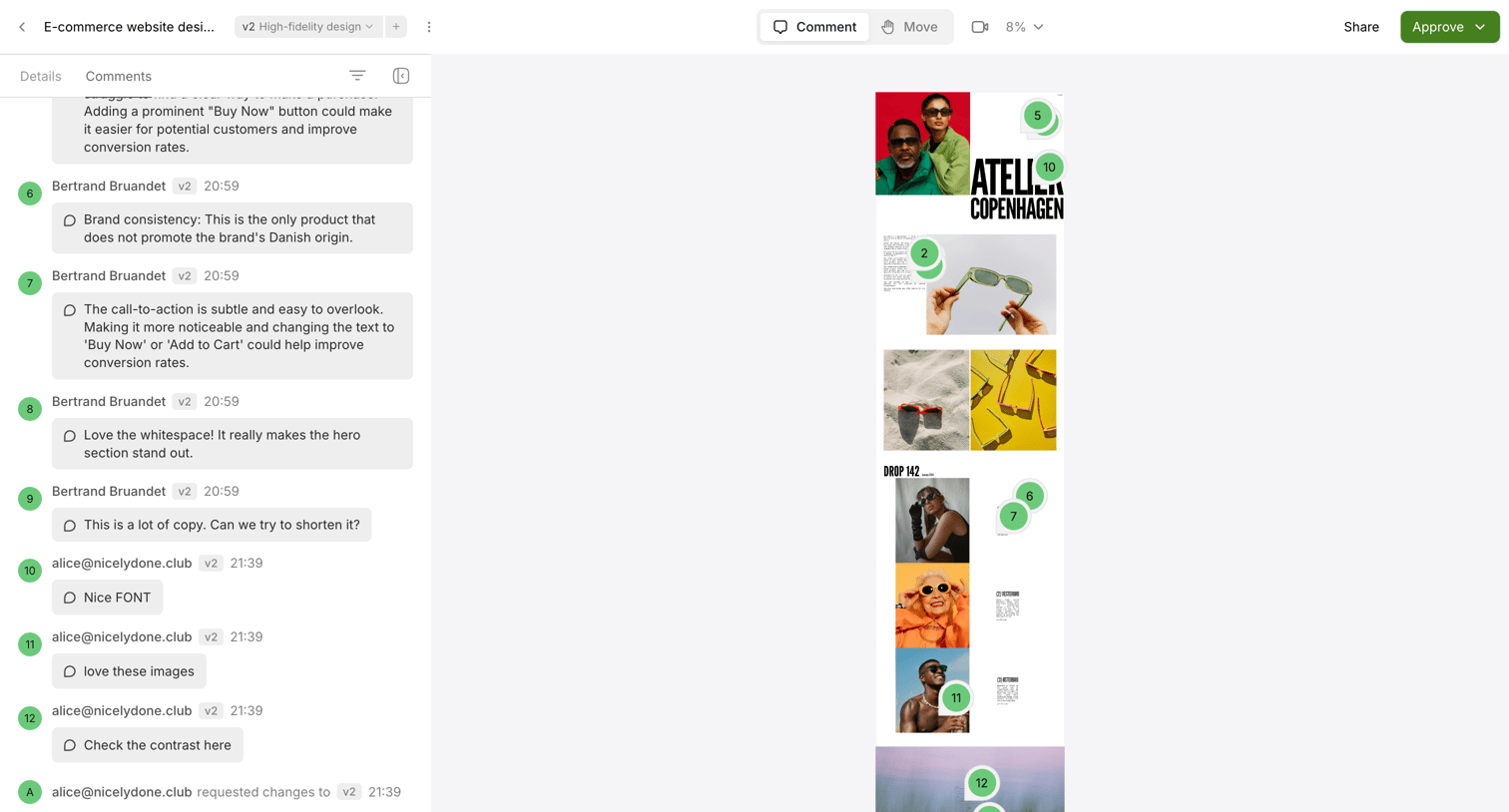 Workflow screen
