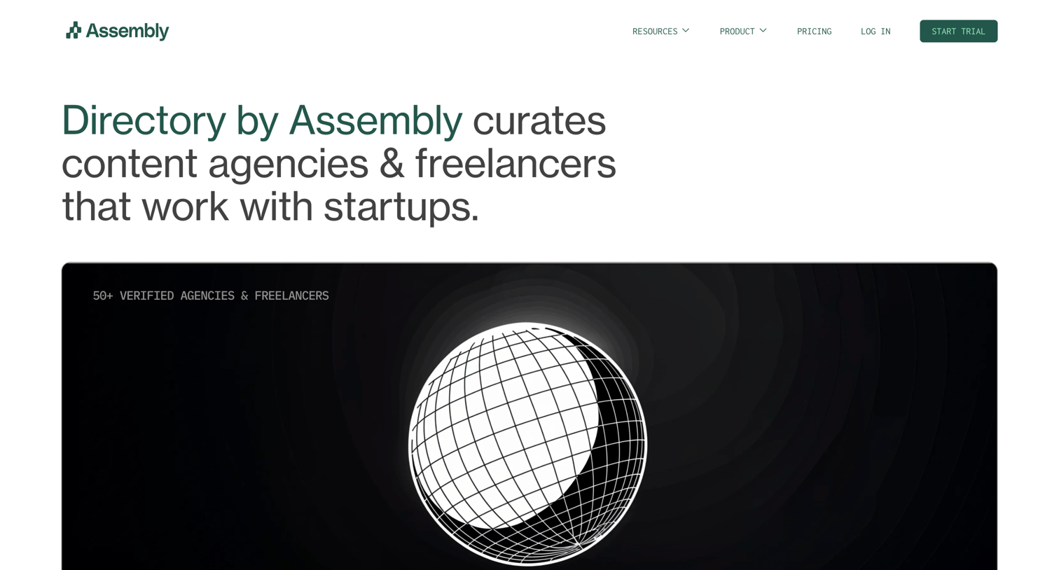 Assembly - Directory by Assembly screen