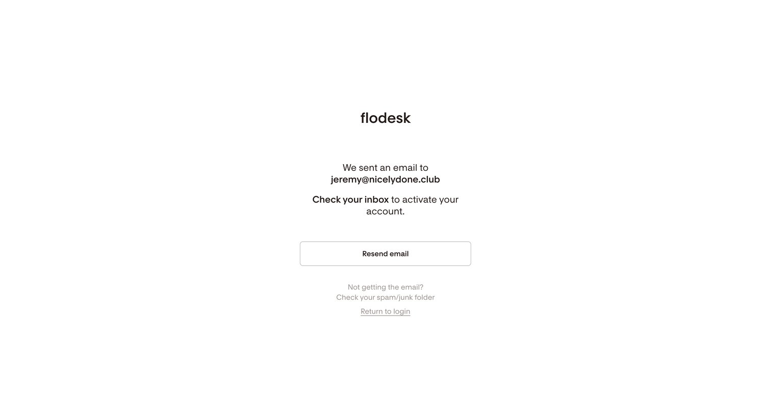 Sign up | Flodesk from Flodesk