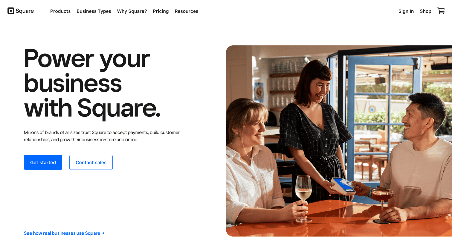 Square - Square | Solutions For Your Small, Medium Large Business screen