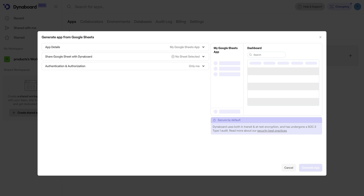 Dynaboard - Apps • Dynaboard screen