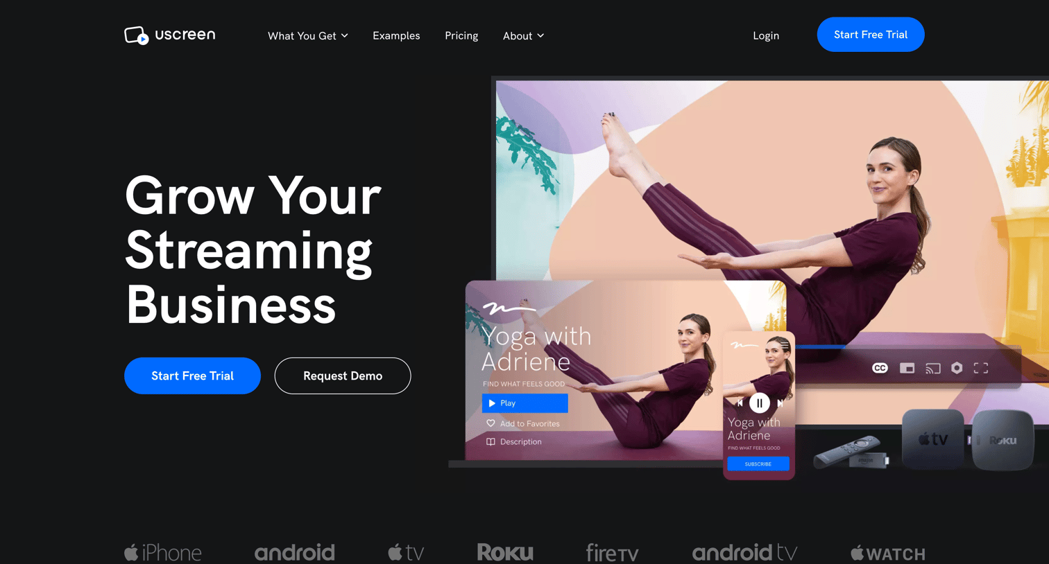 Uscreen - Uscreen - The 1 VOD Platform for Video Monetization screen