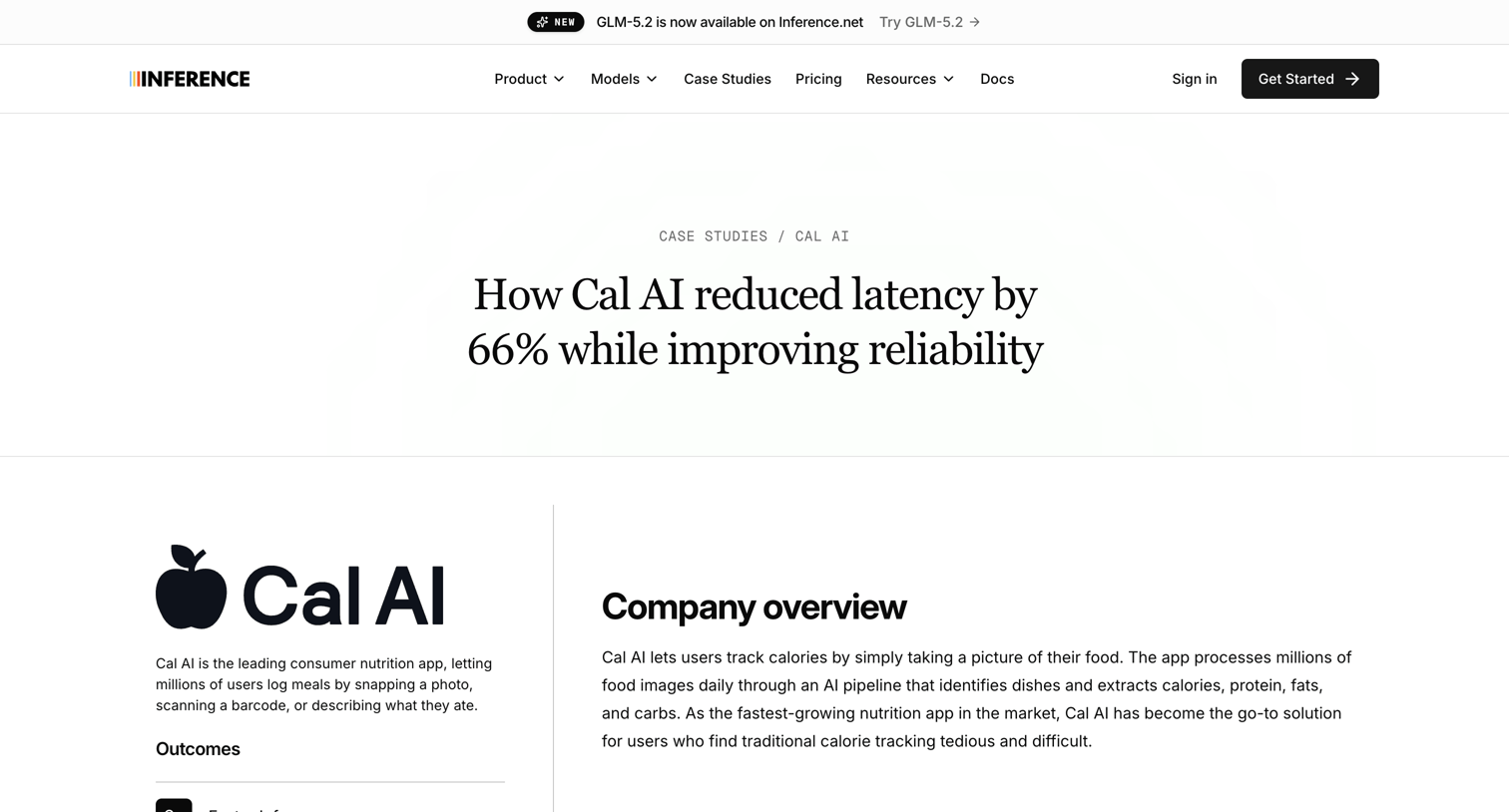 How Cal AI reduced latency by 66% while improving reliability | Inference.net from Inference